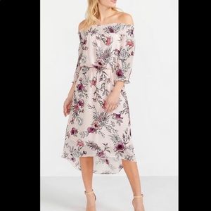 Off shoulder spring/summer dress